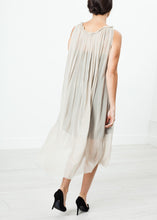 Load image into Gallery viewer, Chiffon Cape Back Dress in Sand
