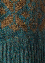 Load image into Gallery viewer, Fair Isle Vest in Army